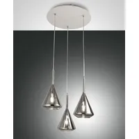 Fabas Luce Pendelleuchte E27 IP20, fumé