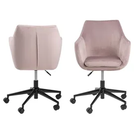 VCM Noel Drehstuhl Stoff Dusty Rose