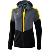 Erima Squad Trainingsjacke mit Kapuze Damen - Slate Grey