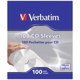Verbatim CD/DVD-Papierhüllen 100er-Pack