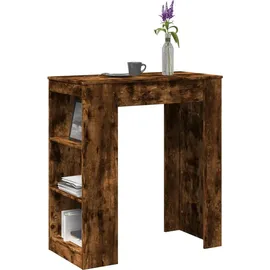 vidaXL Bartisch mit Regal 95 x 47 x 103,5 cm Braun