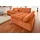 DOMO collection Ecksofa »NMoric XXL, B/T/H: 300/172/80cm, Revamierenabschluss L-Form«, wahlweise mit Bettfunktion und Armlehnverstel,lung orange