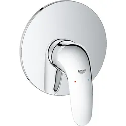 Unterputz-Brausemischer Eurostyle, geschlossener Hebel (Ausführung: Ø 163 mm chrom Hebel geschlossen)