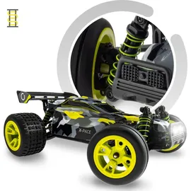 Overmax X-Pace Ferngesteuertes Auto RC Car, 4x4, Geschwindigkeit von 45 kmh, 100m Reichweite, LED-Beleuchtung, unabhängige Federung, große Fahrzeugabmessungen