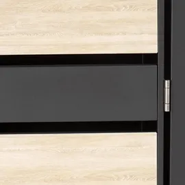 Mendler Mülltonnenverkleidung HWC-J81 68 x 117 cm braun