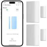 2er-pack Kabellose Zigbee 3.0 Tür- Und Fenstersensoren, Passend Für Sonoff Snzb-04p – Tür-/fenstersensor-alarmanlage, Batterien Enthalten, Kompatibel Mit Alexa Und Google Home