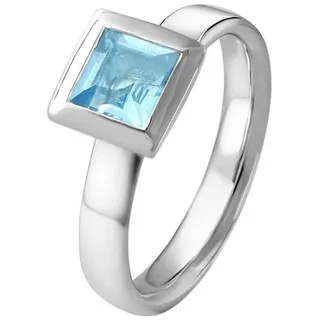 Acalee Goldring DamenWeißgold 333 / 8K Topas Blau blau