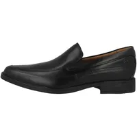 CLARKS Tilden Free Slipper Schwarz (Black Leather), 44 EU