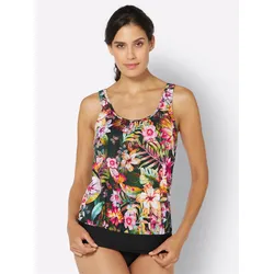 Tankini-Top FEEL GOOD, Damen, Gr. 48, Cup B, bunt (bunt, bedruckt), Elasthan, Polyamid, Bikini-Oberteile