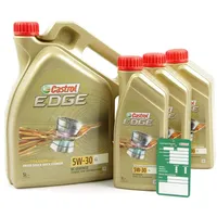 3x 1 L + 5 L = 8 Liter Castrol Edge Fluid Titanium 5W-30 LL Motoröl
