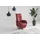 sit&more TV-Sessel Juma Kunstleder 75 x 110 x 82 cm rot mit Drehfunktion & Kopfteilverstellung