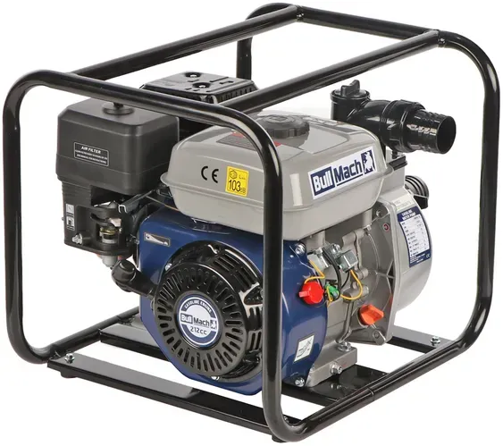 BullMach LYMPHIA 50  Benzin-Motorpumpe  mit 50-mm-Anschlüssen