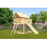 Karibu Spielhaus Fidel 1,5 m Naturbelassen