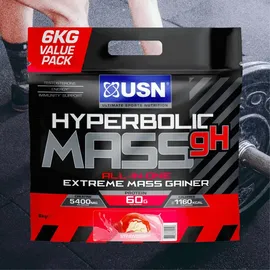 USN Hyperbolic All in One Mass (6000g) Strawberry