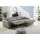 JOB Ecksofa Double-One Mikrofaser Grau Hellgrau