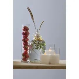 Star Trading LED Windlicht 15 cm weiß