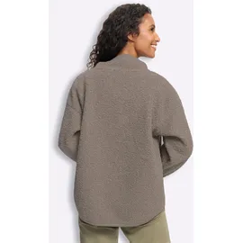 Heine Fleece-Shirt Braun 40