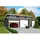 Lasita Maja Blockgarage »Hawaii«, BxT: 820 x 579,6 cm (Außenmaß), Holz - grau