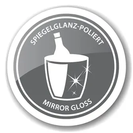 Edzard Sektkühler Cadiz innen geh. Ø 32 cm, – Silber