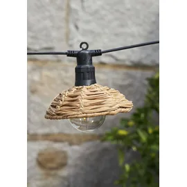 PARFORCE TRADITIONAL HUNTING Lichterkette Rattan 350 cm 6-flammig braun