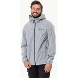 Jack Wolfskin Elsberg 2.5l Regenjacke Herren moonwalk grau