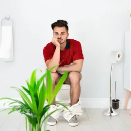 Relaxdays Toilettenbürsten, 2er Set, Schwarz