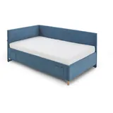 Meise Möbel meise.möbel Polsterbett Cool Cord Blau Ocean 120 x 200 cm