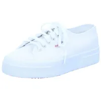 Superga Sneakers aus Stoff 2740 Platform S21384W Weiß 40