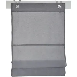 Heine Raffrollo in grau | Gr.: 100-x-140-cm