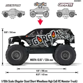 Arrma RC-Buggy Gorgon 2CH RTR schwarz