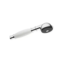 Dornbracht Madison Handbrause 28002970-000010 Metall, Porzellangriff weiß, chrom