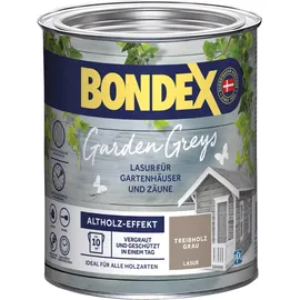 Bondex Garden Greys Lazur 750 ml treibholz grau