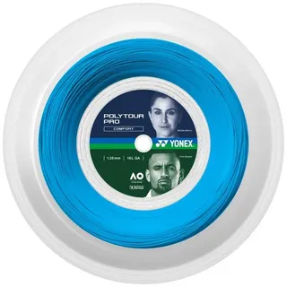 Yonex Tennissaite Poly Tour Pro (Haltbarkeit+Touch) blau 200m Rolle