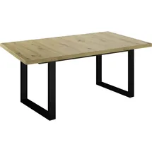 Mäusbacher Ausziehtisch 90 x 73 x 90 cm schwarz