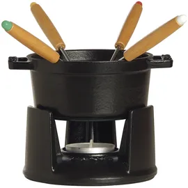 Staub Mini Fondue-Set 7 tlg. schwarz