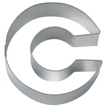 Städter Ausstechform, Edelstahl, Silber, 7 cm