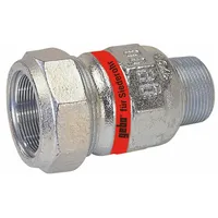 Gebo Verschraubung Temperguss-Verbinder Siederohr 63,5x2'' ag verz. für Siederohre