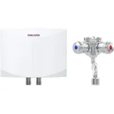 Stiebel Eltron Mini-Durchlauferhitzer DNM 3 + MAW Wasserhahn fürs Handwaschbecken, 3,5 kW, mit Stecker 230V,VDE geprüft, 205968