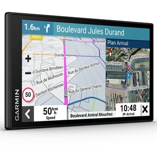 Garmin dēzl LGV 610 EU – LKW-Navigationsgerät mit Farbdisplay, vorinstallierten EU Karten (46 Länder), fahrzeugspezifischem Routing, Echtzeitdienste & Zielorte mit Satellitenbildern