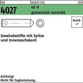 F. REYHER Nchfg. GmbH & Co. KG Gewindestift ISO 4027 Spitze/Innen-6kt M4 x 8 1000 Stück