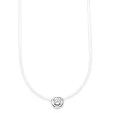 Bruno Banani Kette mit Anhänger »Schmuck Geschenk Silber 925 Halsschmuck Halskette Stein Gold o. Silber« mit Zirkonia (synth.),