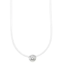 Bruno Banani Kette mit Anhänger »Schmuck Geschenk Silber 925 Halsschmuck Halskette Stein Gold o. Silber« mit Zirkonia (synth.),