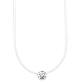 Bruno Banani Kette mit Anhänger »Schmuck Geschenk Silber 925 Halsschmuck Halskette Stein Gold o. Silber« mit Zirkonia (synth.),