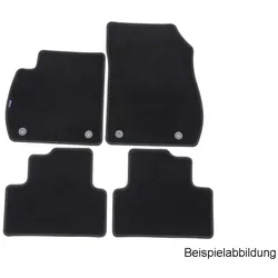 PETEX Fußmattensatz velour - schwarz Universal  117167504