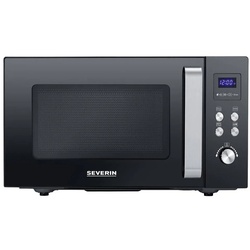Severin Mikrowelle 2-in-1 Mikrowelle mit Glasboden und Grill