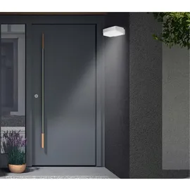 Telefunken LED Aussenwandleuchte IP44 14W Silberfarbig IP44 Neutralweiss (IP44)