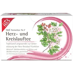 H&S Herz Kreislauf Tee Filterbeutel 40 g