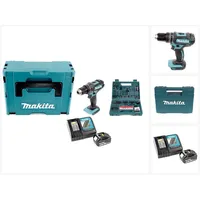 Makita DHP 482 RF1J Akku Schlagbohrschrauber 18V 62Nm im