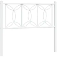 VidaXL Kopfteil Metall Weiß 107 cm - Weiß