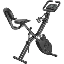 healfith Heimtrainer Fahrrad schwarz